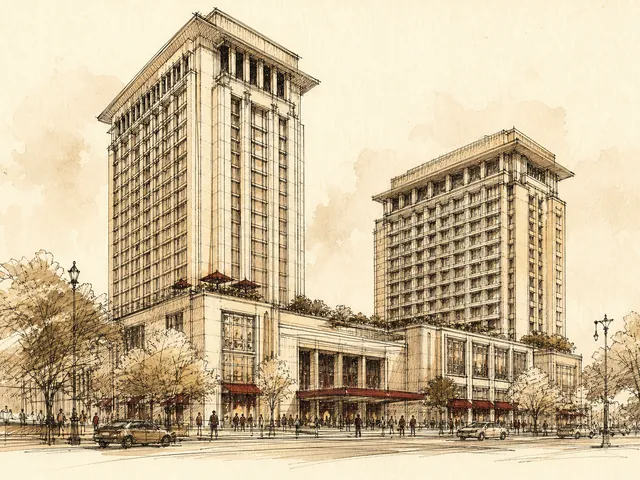 Sketch of the resort